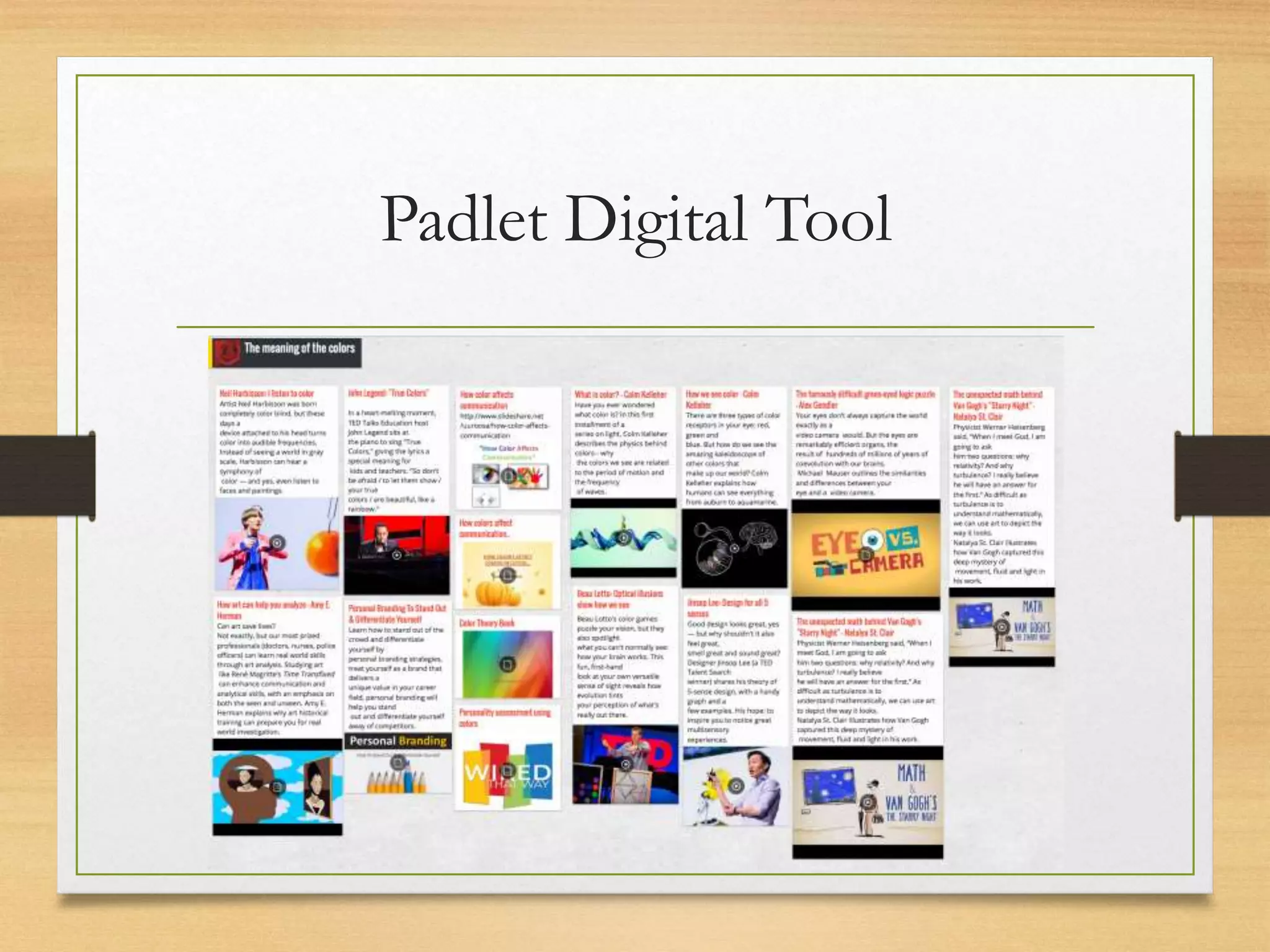 Padlet Digital Tool
 