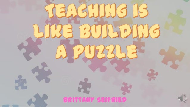 teaching is like building