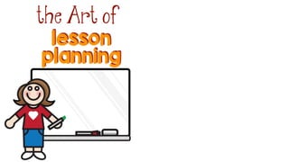 lesson
the Art of
planning
 