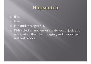 Teaching Kids To Code | PDF