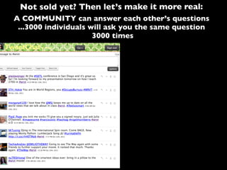 A COMMUNITY can answer each other’s questions
...3000 individuals will ask you the same question
3000 times
Not sold yet? Then let’s make it more real:
 