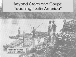 Teaching latin america | PPT