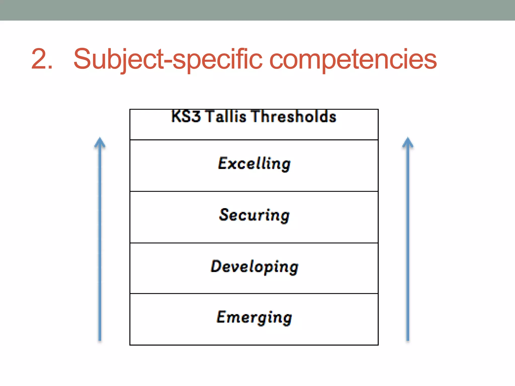 2. Subject-specific competencies
 