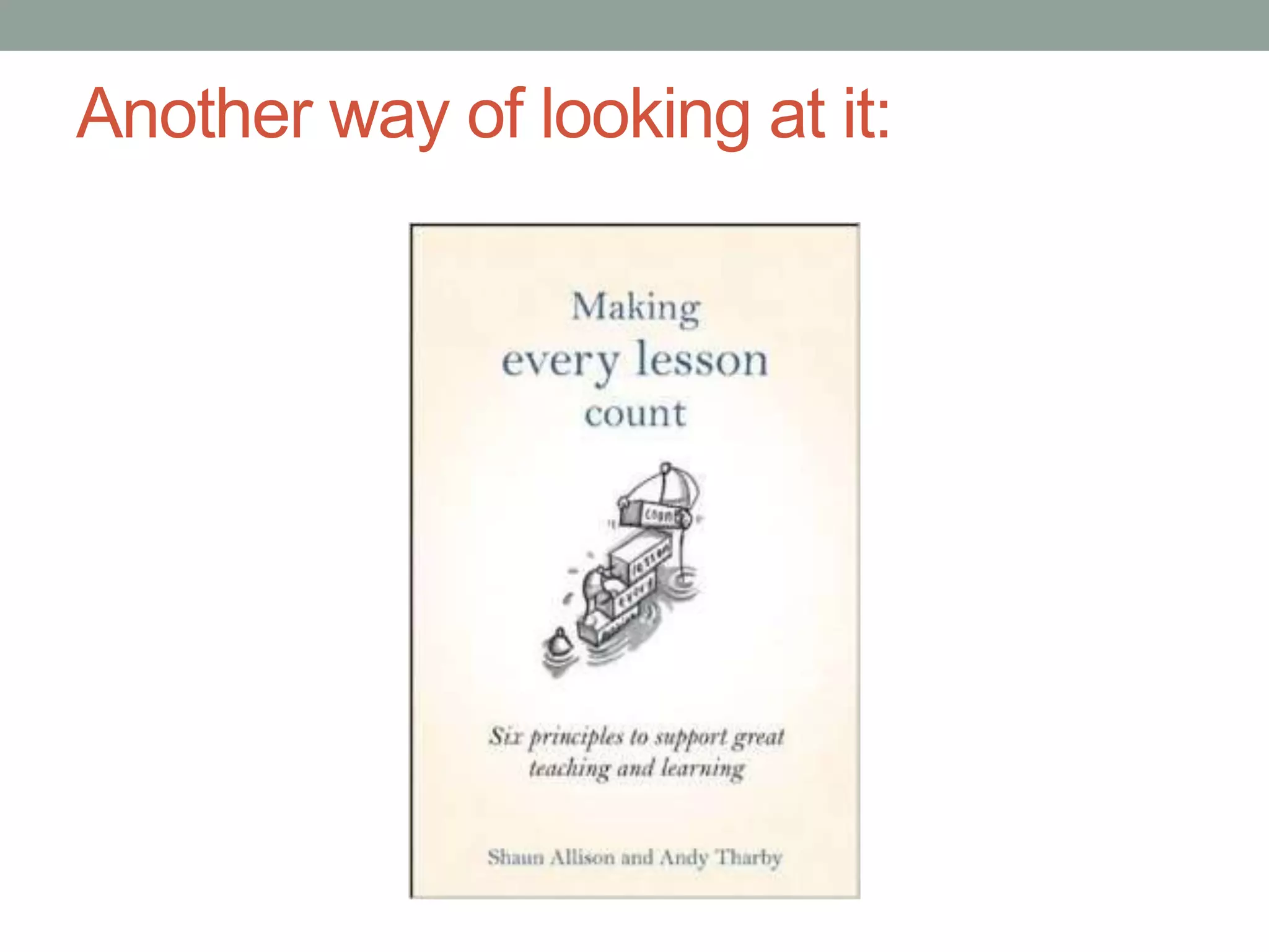 Another way of looking at it:
 