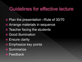 Teaching learning methods | PPTX