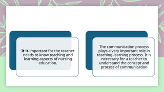 teaching learning process-1. principles and barriers | PPTX
