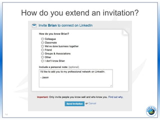 How do you extend an invitation?
14
 
