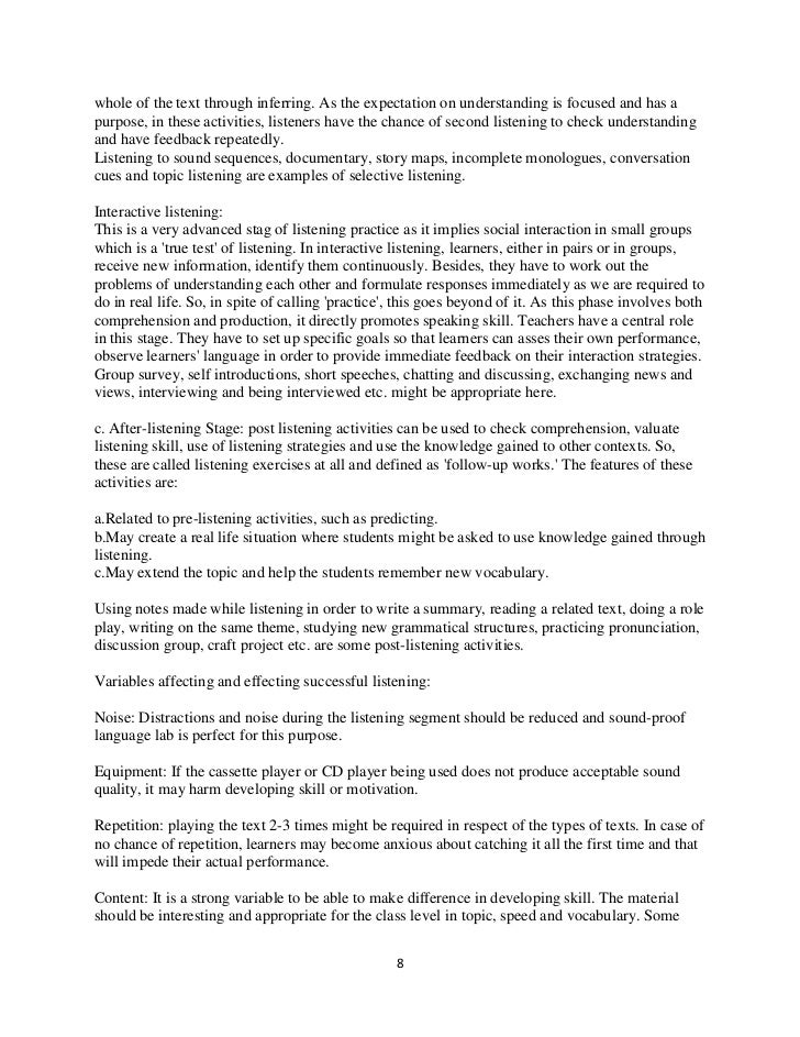 Proposal Essay Topic Whole What Is A Thesis Statement In An Essay also High School Argumentative Essay Topics Principles Of Teaching Listening And Speaking Skills Good High School Essay Topics