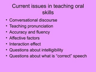 Effective Strategies for Teaching Listening and Speaking Skills in ...