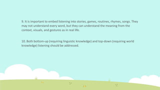 Teaching Listening Skill to Young Learners | PPTX