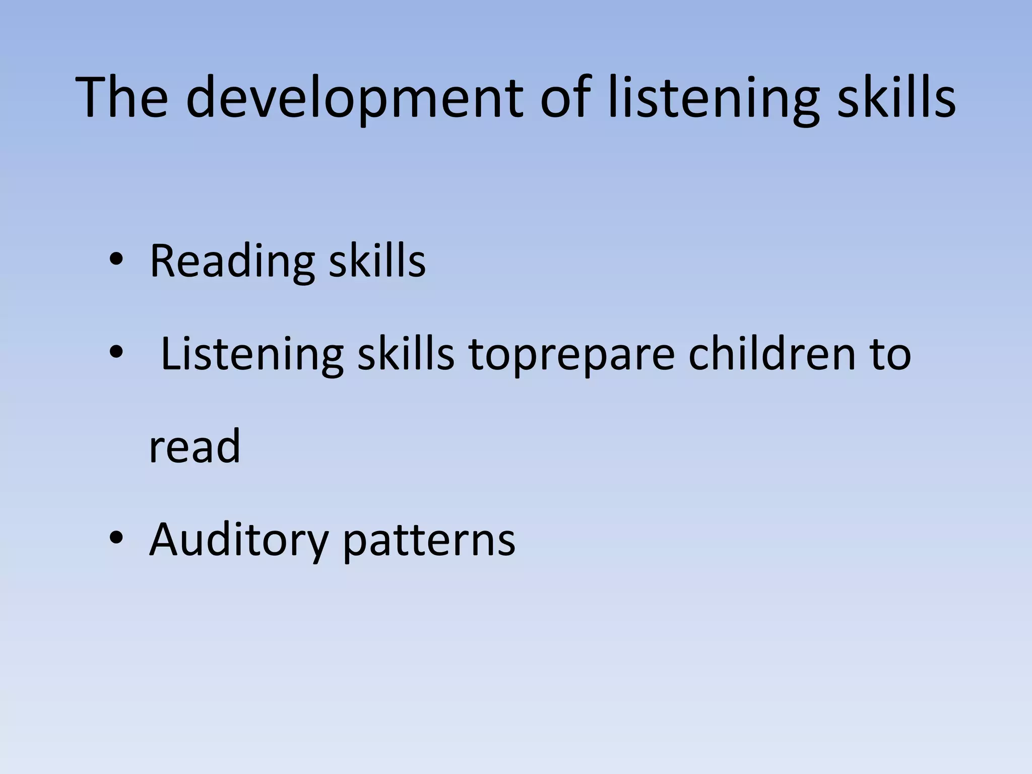 Teaching listening to young learners | PPTX