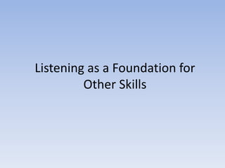Teaching listening to young learners | PPTX
