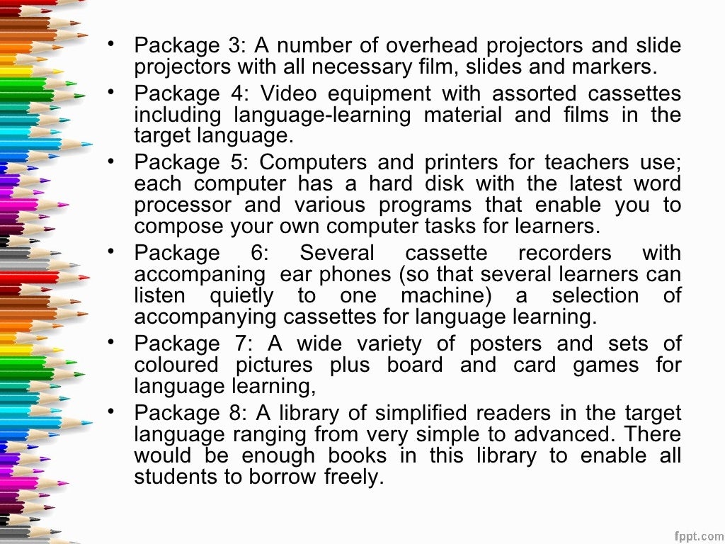 Teaching materials and resources