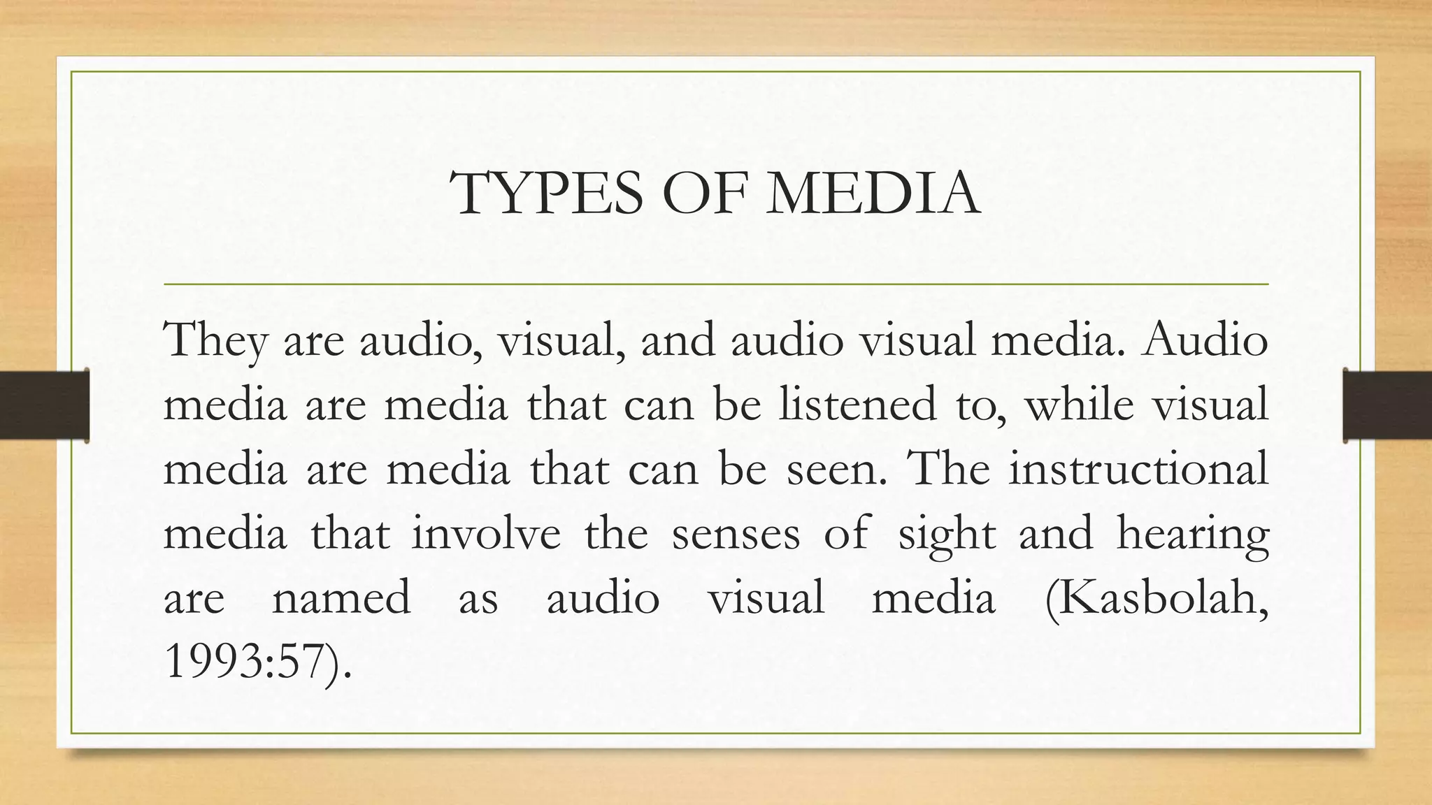 Teaching media | PPTX