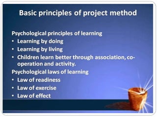 Teaching methodologies
