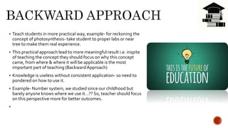 Teaching methodology in schools of pune | PPTX