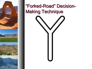 ““Forked-Road” Decision-Forked-Road” Decision-
Making TechniqueMaking Technique
 