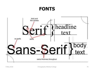 FONTS
9 May 2018 79Chengalpattu Medical College
 