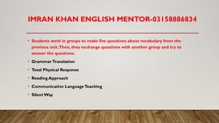 Effective English Language Teaching Methods and Pedagogy Solutions | PPTX