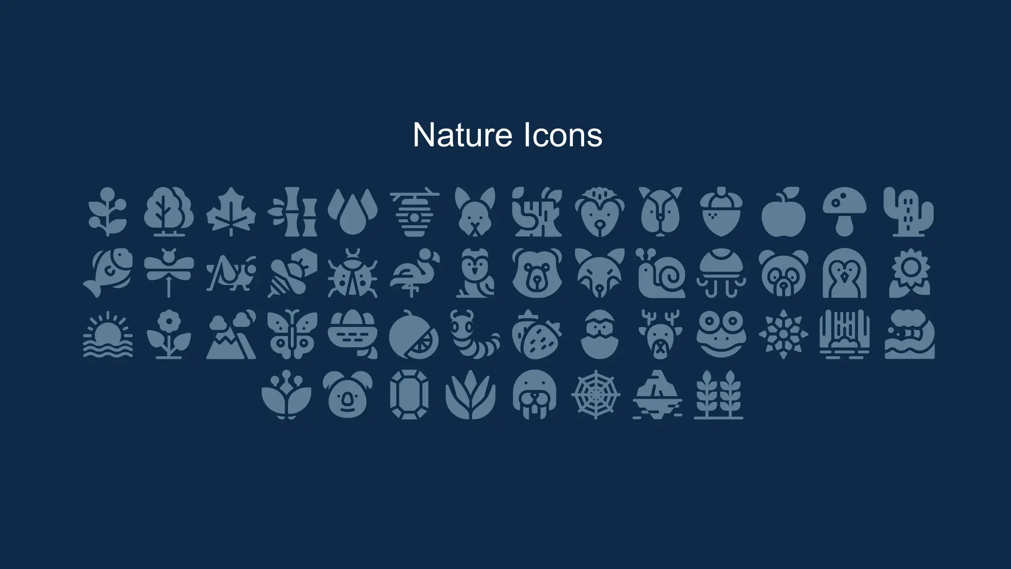 Nature Icons
 
