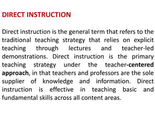 Teaching methords of education | PPTX