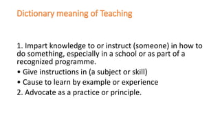 Teaching Modalities | PPTX | Education