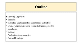Teaching Models for Outpatient Clinic | PPTX