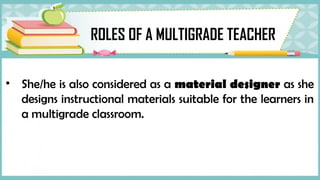 Teaching Multigrade Classes Report PowerPoint | PPTX