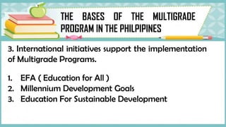 Multigrade Education Program Logo Teaching Multigrade Classes Report PowerPoint | PPTX