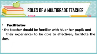 Teaching Multigrade Classes Report Powerpoint Pptx