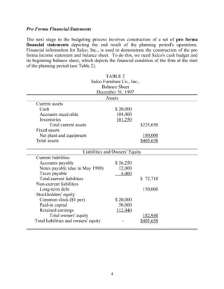 Teaching note on cash budgeting (1)