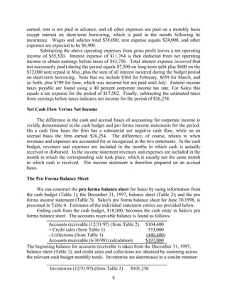 Teaching note on cash budgeting (1)