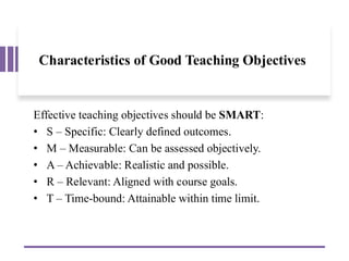 Teaching_Objectives_Bloom's_taxonomy_ppt | PDF