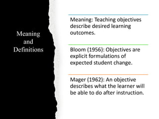 Teaching_Objectives_Bloom's_taxonomy_ppt | PDF