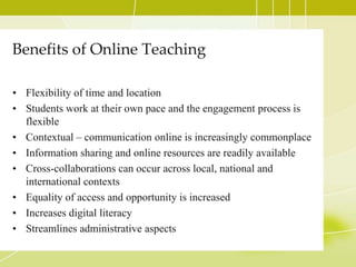 Teaching Online | PPTX