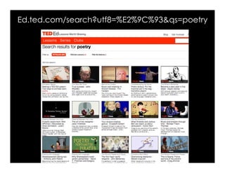Ed.ted.com/search?utf8=%E2%9C%93&qs=poetry
 