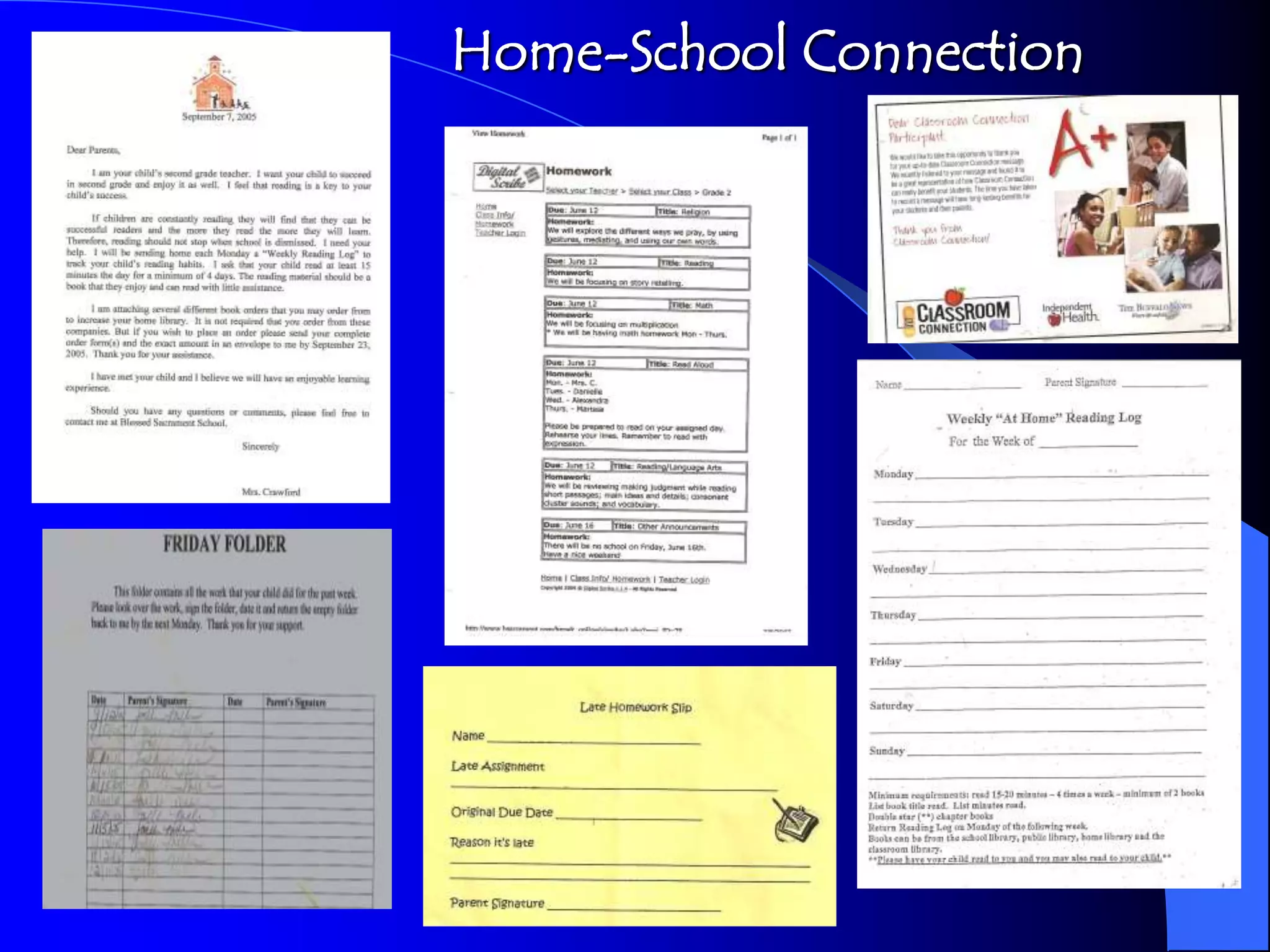 Home-School Connection
 