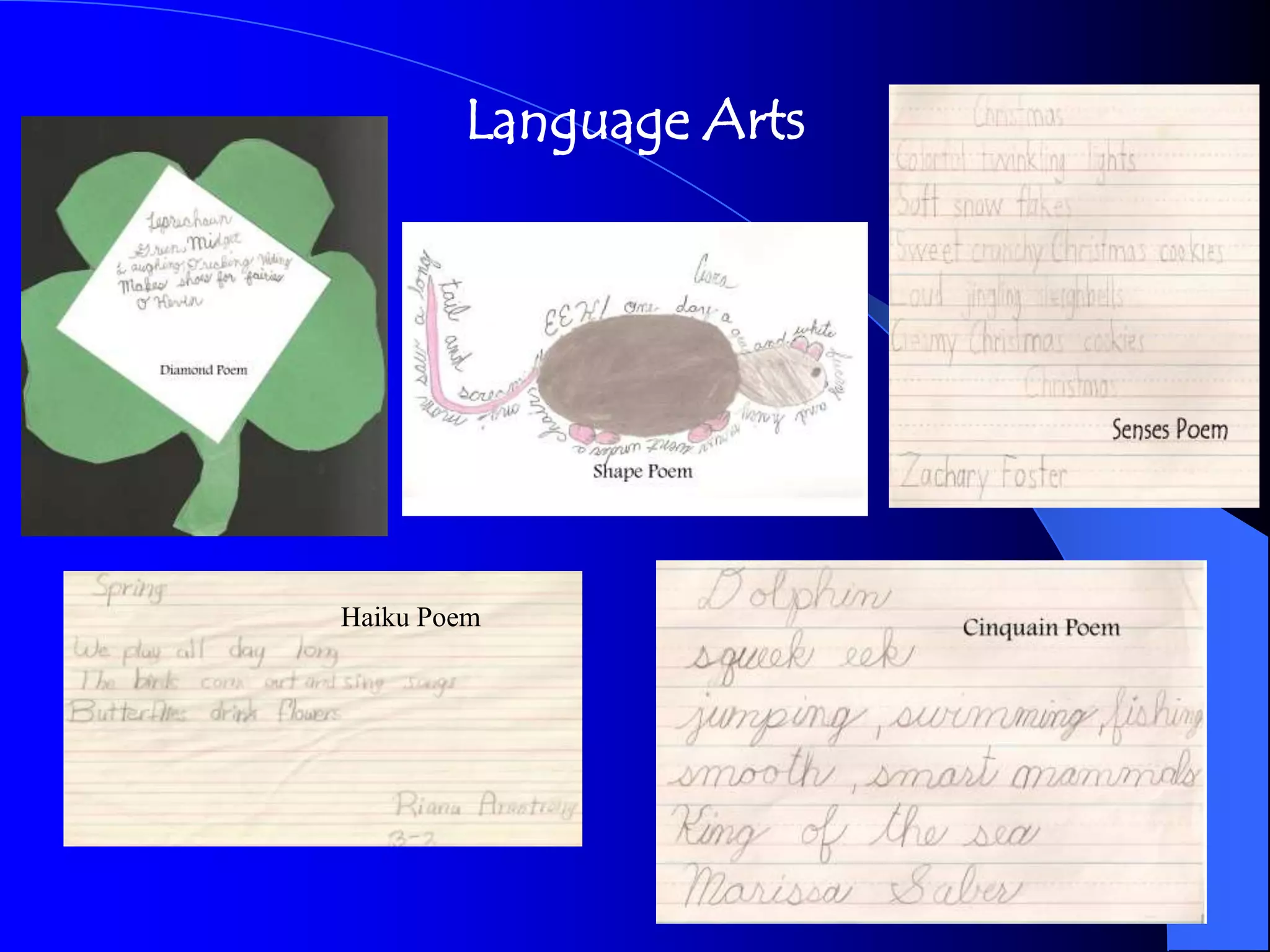 Language Arts




Haiku Poem
 