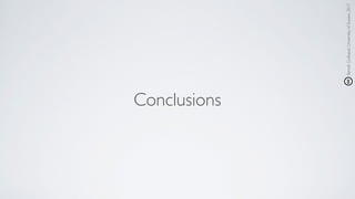 BenoîtGuilbaud,UniversityofSussex,2017
Conclusions
 