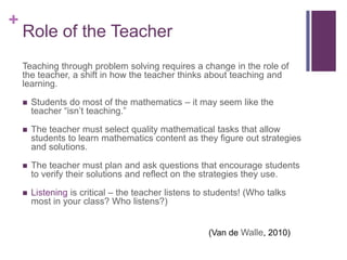 Teaching problem solving | PPTX