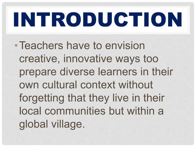 The Teaching Prof On Becoming A Glocal Teacher