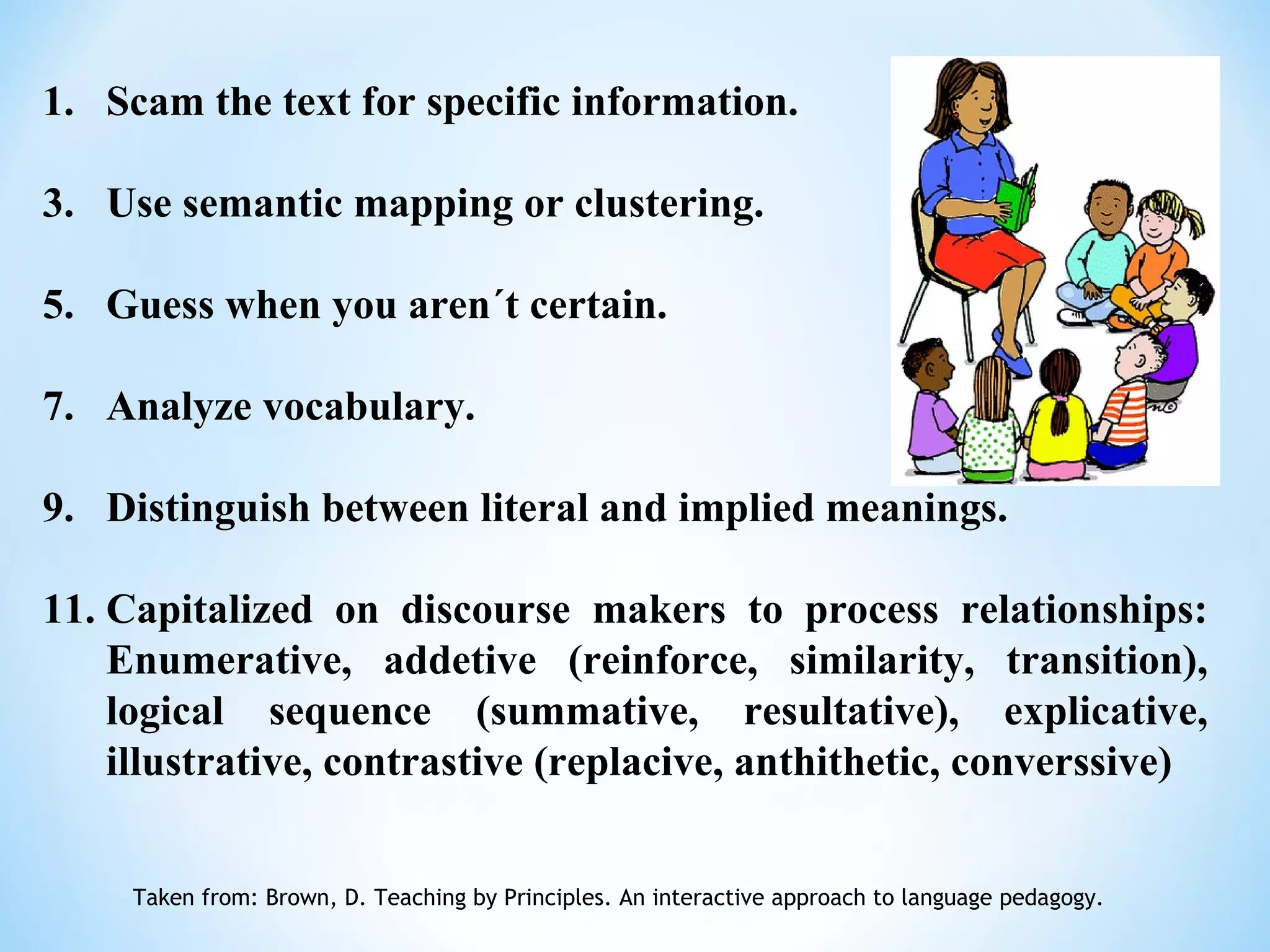 Teaching reading 1 | PPT