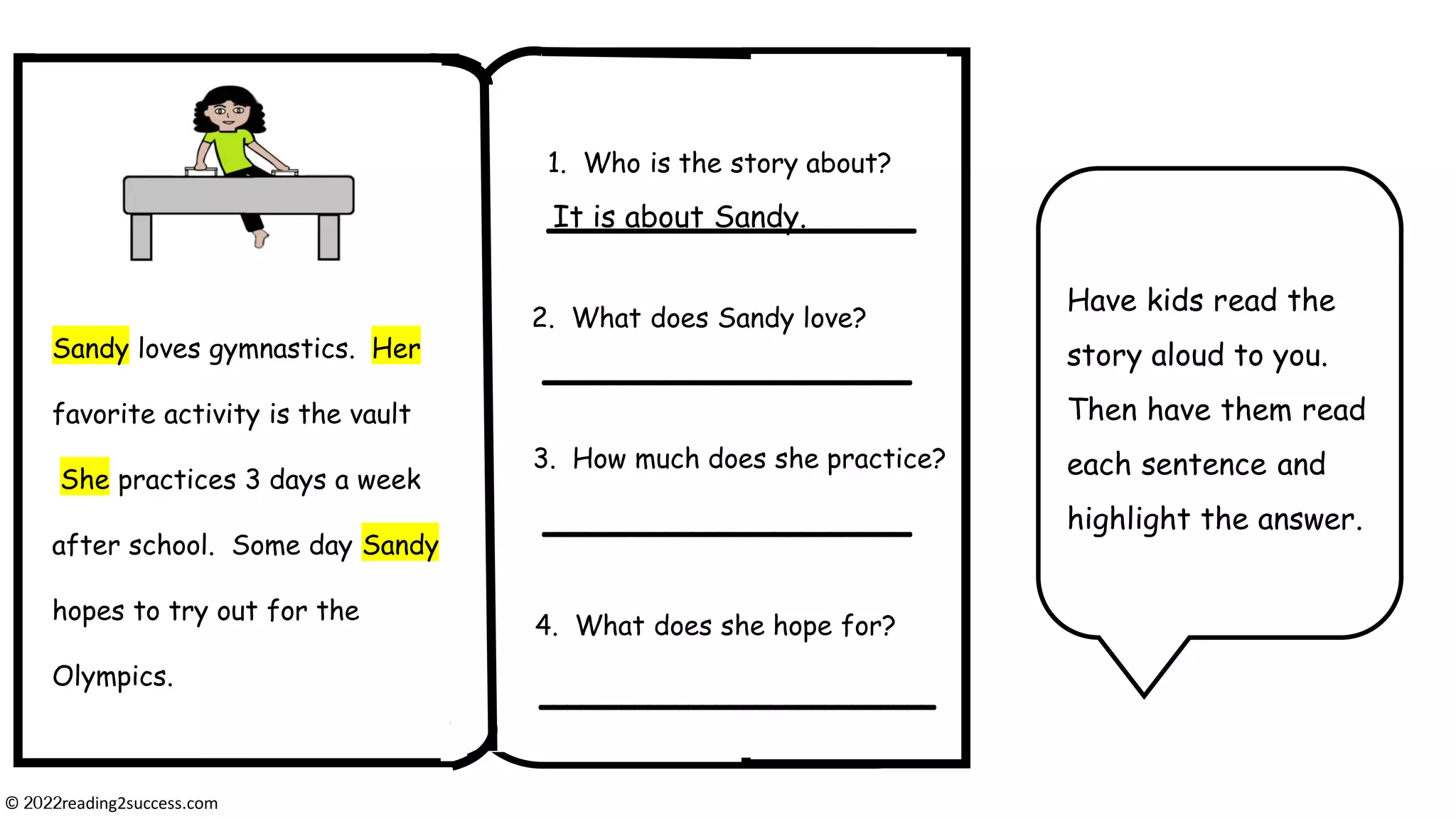 Teaching Kids Reading Comprehension Stages: How to Answer Literal ...