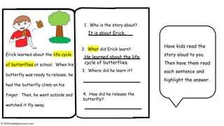 Teaching Kids Reading Comprehension Stages: How to Answer Literal Questions & Inferential Questions