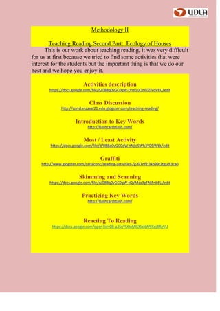 Teaching reading second part | PDF