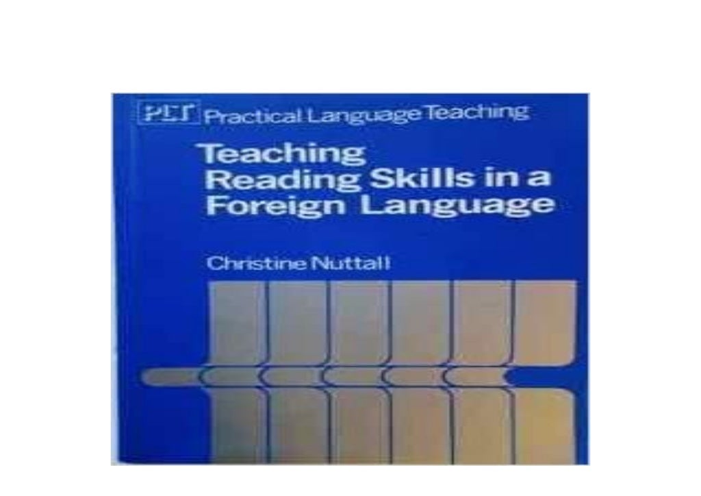 Teaching Reading Skills In A Foreign Language – CTXD