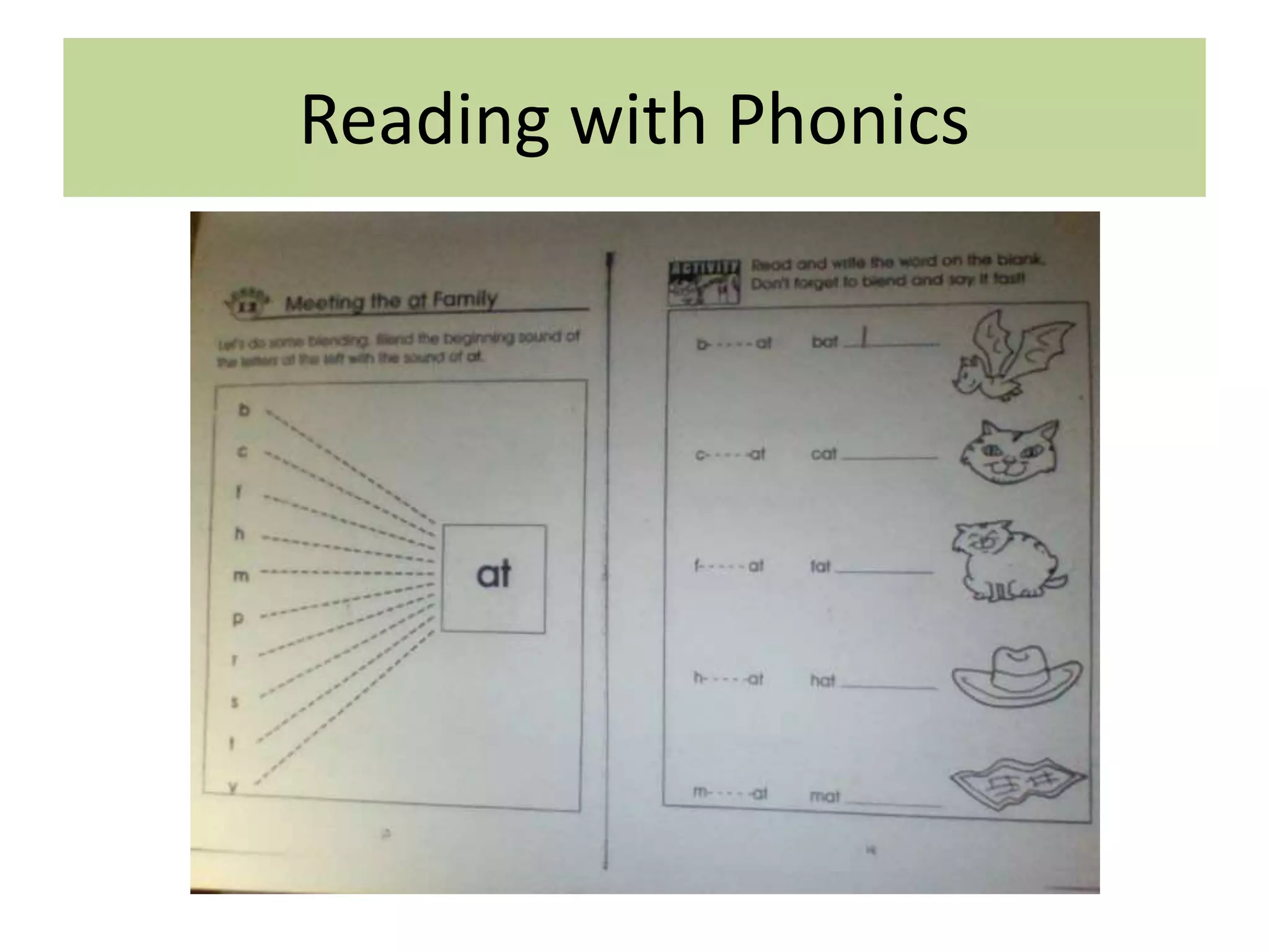 Reading with Phonics
 
