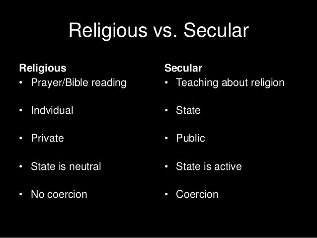 religion as contrasted with secularism documents online religion against secularism works online