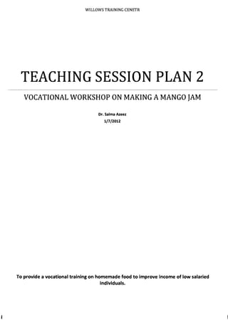 Teaching session plan 2 final