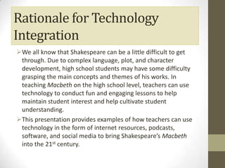 Teaching Shakespeare S Macbeth